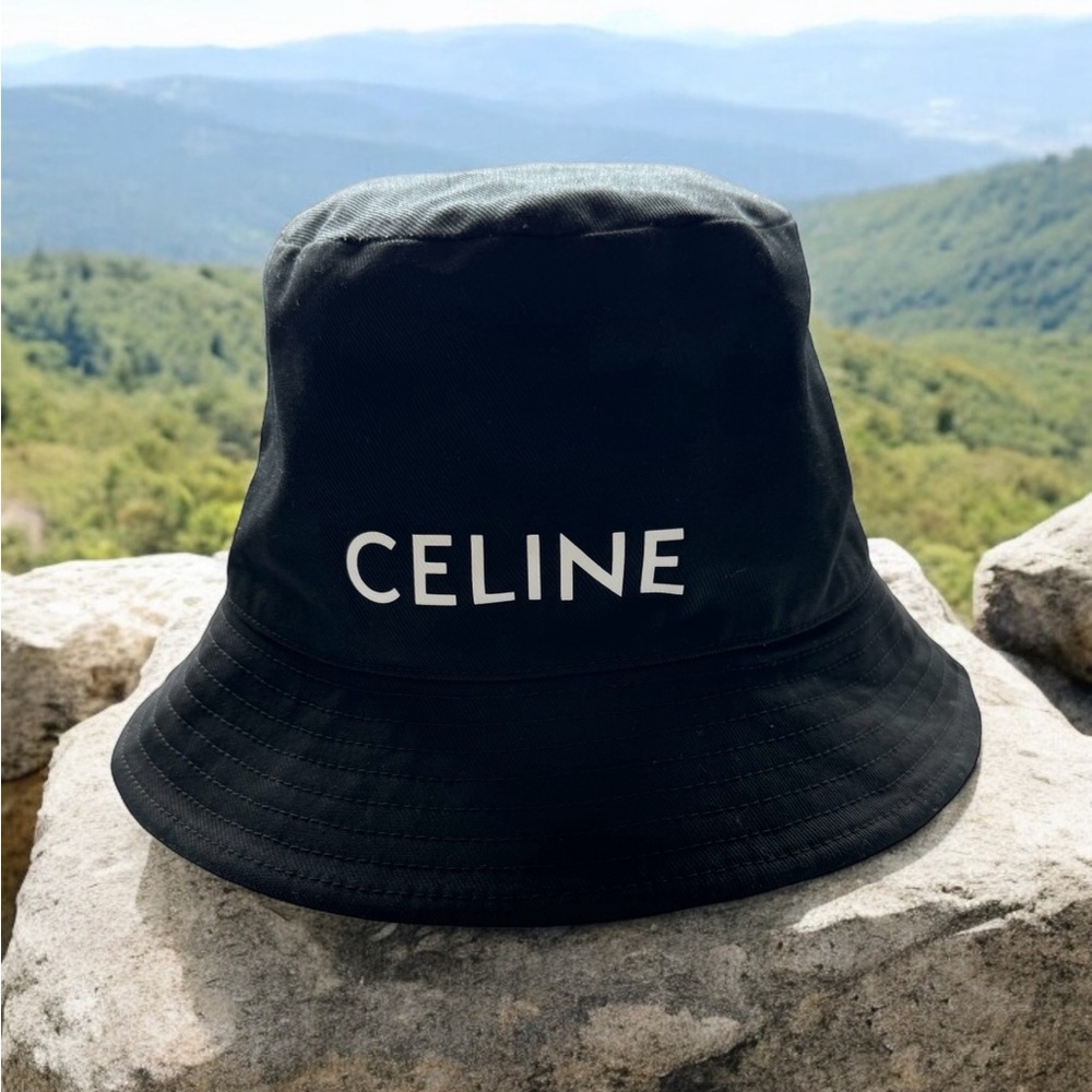 CELINE BUCKET HAT - BLACK IN BEAUTIFUL CONDITION 💖 - Picture 4 of 4